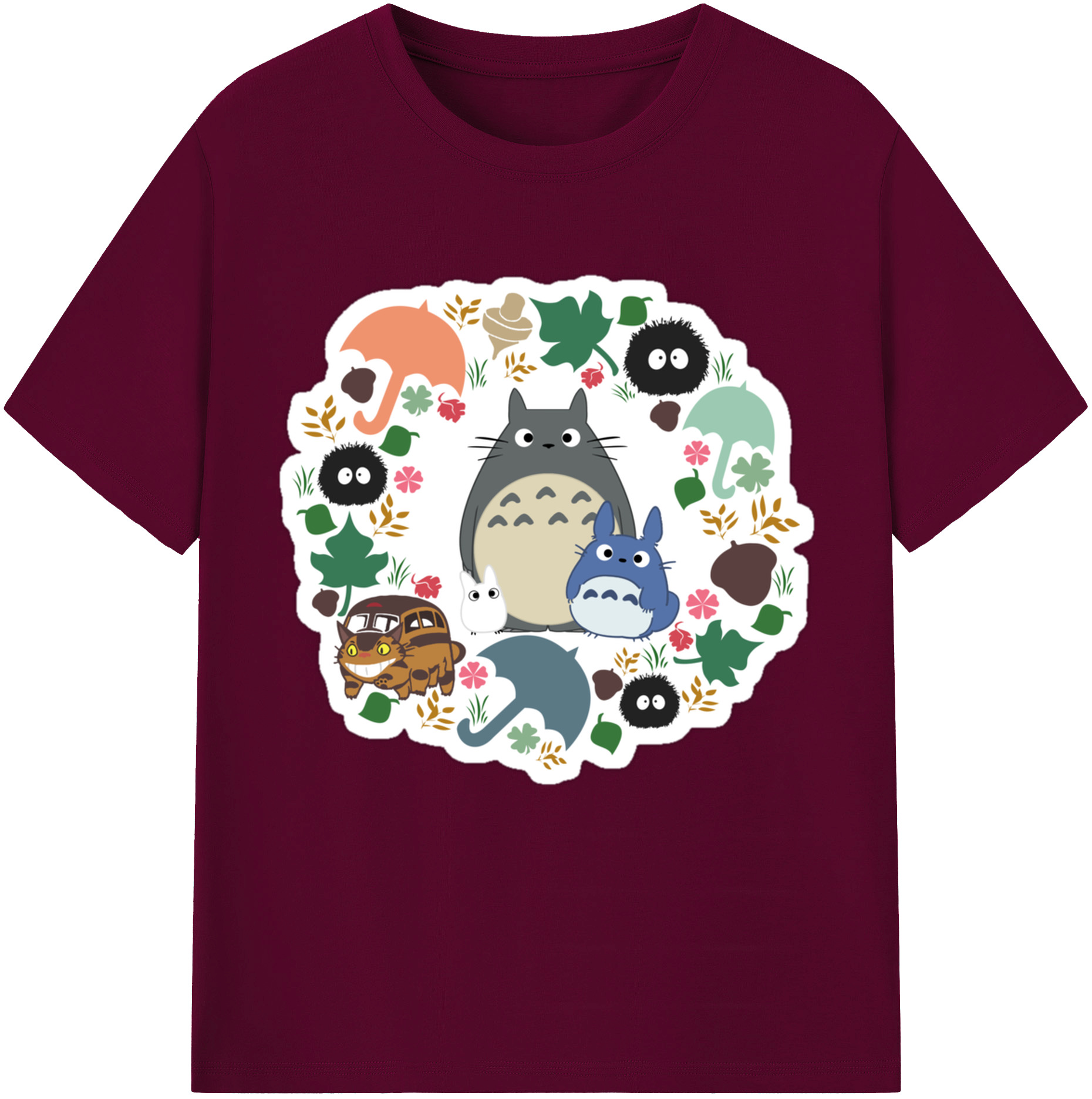 （画像用） となりのトトロ 草壁メイ 草壁サツキ My Neighbor Totoro Satsuki Kusakabe Mei Kusakabe レディースカジュアルプリントTシャツ（綿100％）